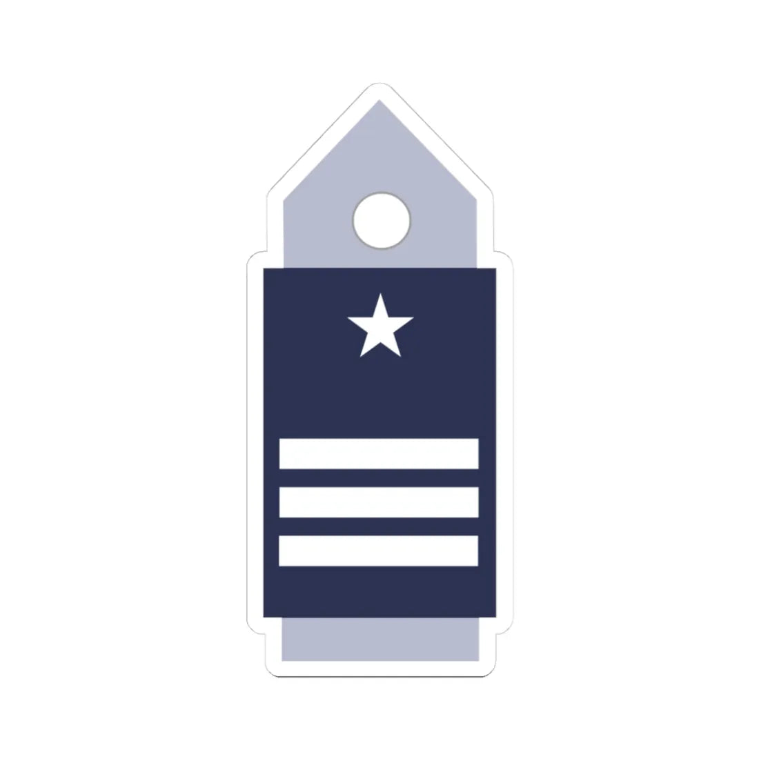 SS.OO.6.  CDG (Chile) (Military Rank) STICKER Vinyl Kiss-Cut Decal 3 Inch White - The Sticker Space