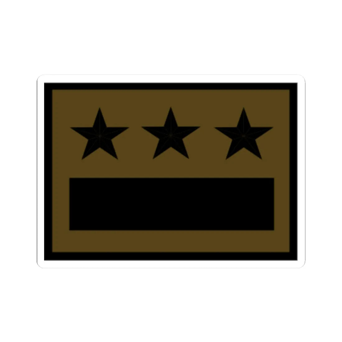 SS.OO.6.CARAB.CAMPAÑA.CORONEL (Chile) (Military Rank) STICKER Vinyl Kiss-Cut Decal 2 Inch White - The Sticker Space