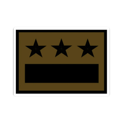 SS.OO.6.CARAB.CAMPAÑA.CORONEL (Chile) (Military Rank) STICKER Vinyl Kiss-Cut Decal 2 Inch White - The Sticker Space