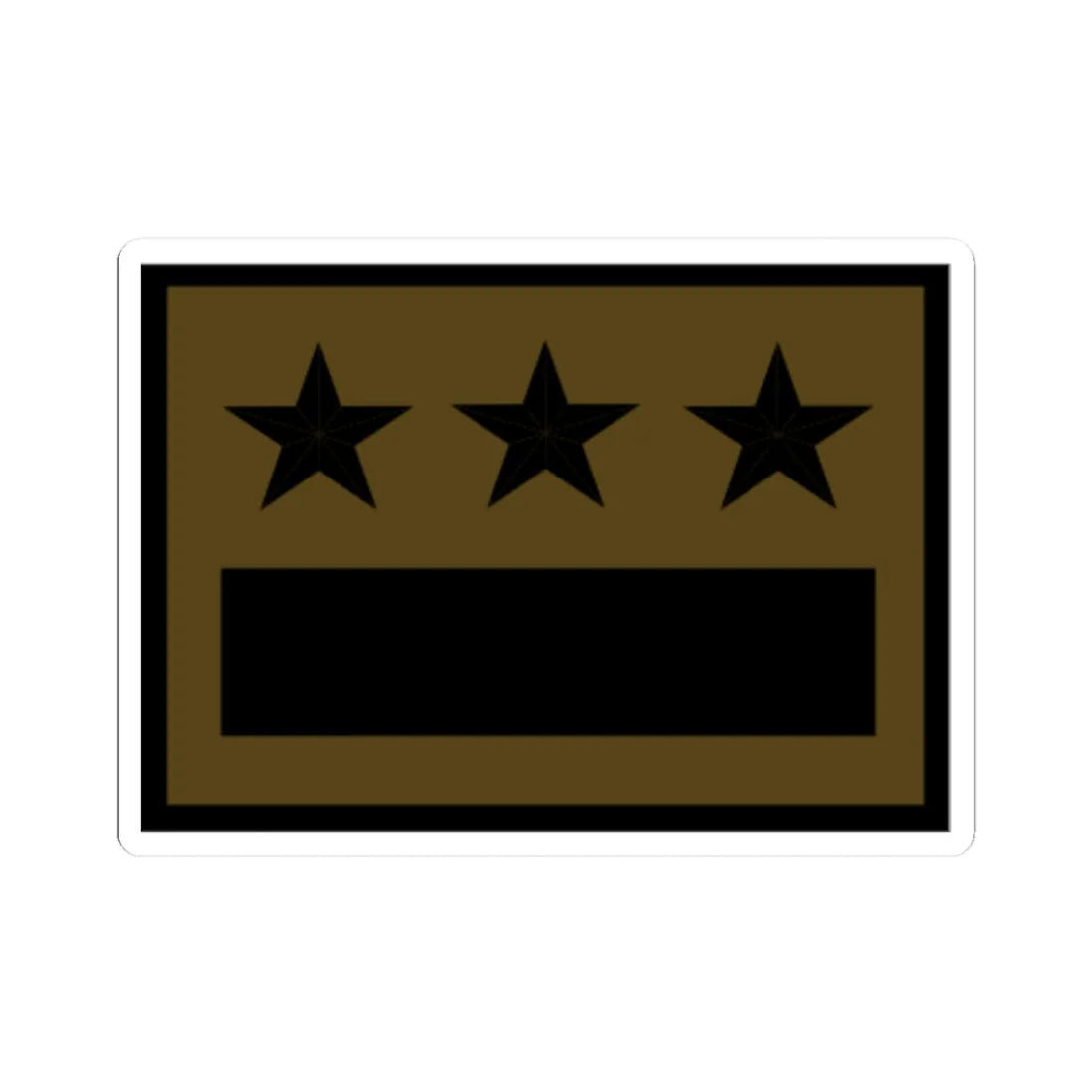 SS.OO.6.CARAB.CAMPAÑA.CORONEL (Chile) (Military Rank) STICKER Vinyl Kiss-Cut Decal 3 Inch White - The Sticker Space