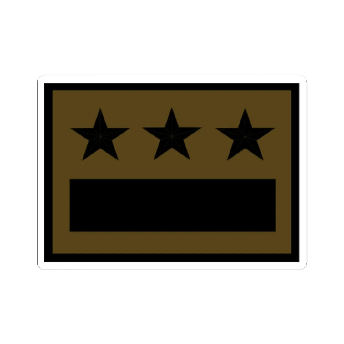 SS.OO.6.CARAB.CAMPAÑA.CORONEL (Chile) (Military Rank) STICKER Vinyl Kiss-Cut Decal 4 Inch White - The Sticker Space