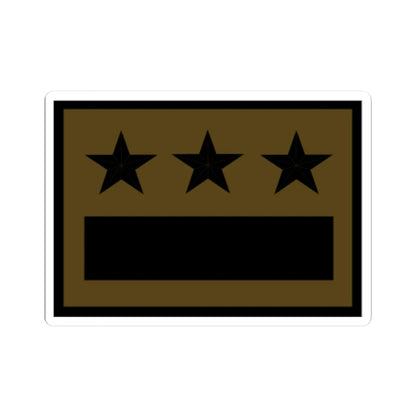 SS.OO.6.CARAB.CAMPAÑA.CORONEL (Chile) (Military Rank) STICKER Vinyl Kiss-Cut Decal 4 Inch White - The Sticker Space