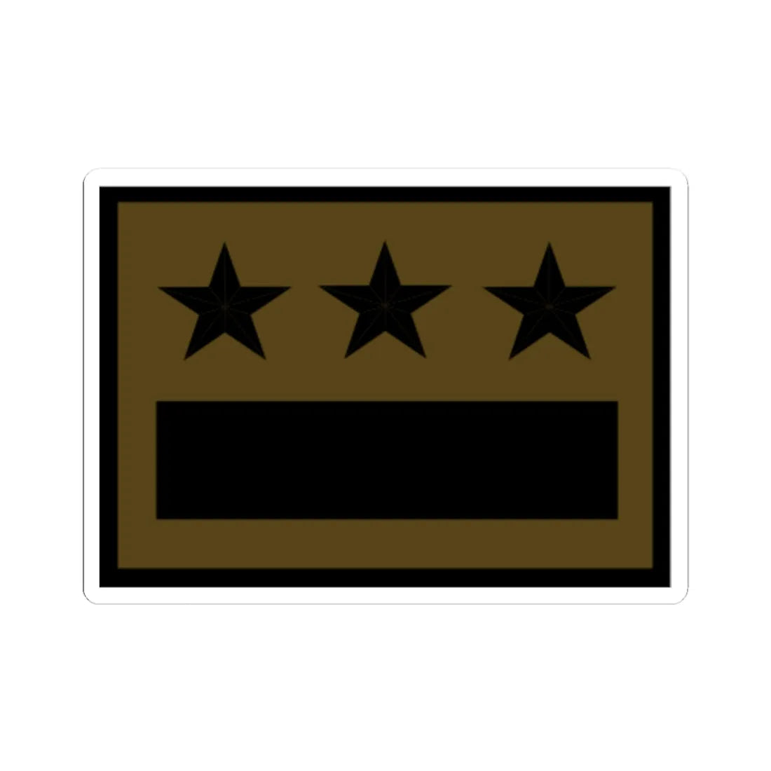 SS.OO.6.CARAB.CAMPAÑA.CORONEL (Chile) (Military Rank) STICKER Vinyl Kiss-Cut Decal 6 Inch White - The Sticker Space