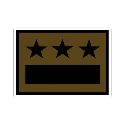 SS.OO.6.CARAB.CAMPAÑA.CORONEL (Chile) (Military Rank) STICKER Vinyl Kiss-Cut Decal 6 Inch White - The Sticker Space