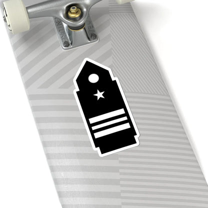 SS.OO.7.  CDE   CASACA   (Chile) (Military Rank) STICKER Vinyl Kiss-Cut Decal - The Sticker Space