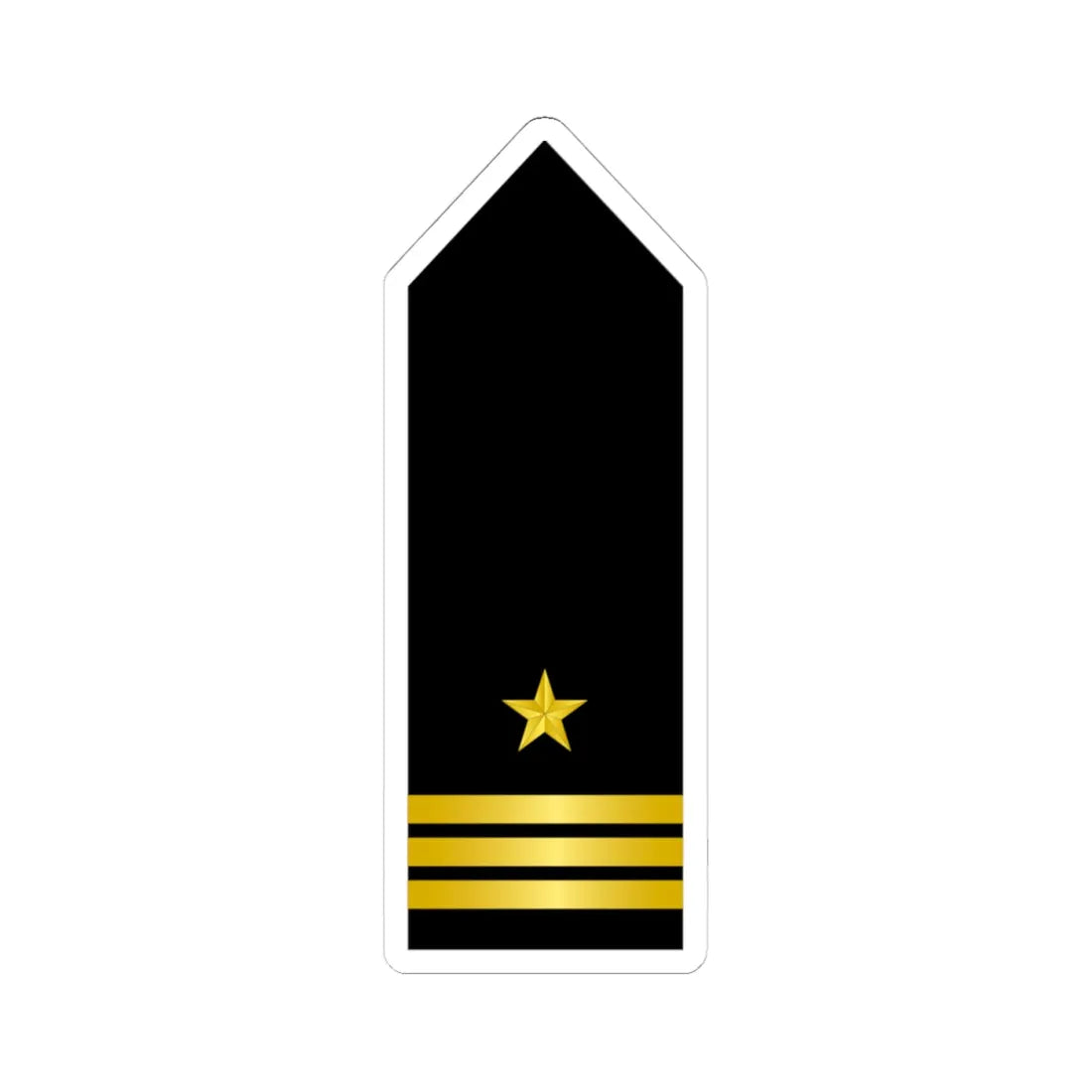 SS.OO.H.8.  TENIENTE 1 (Chile) (Military Rank) STICKER Vinyl Kiss-Cut Decal 4 Inch White - The Sticker Space