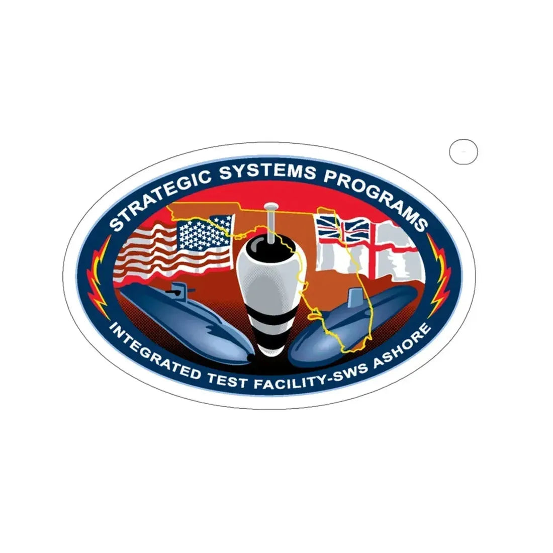 SSP ITFAC SWS Ashore (U.S. Navy) STICKER Vinyl Die-Cut Decal 6 Inch - The Sticker Space