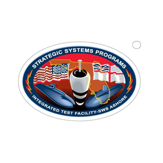 SSP ITFAC SWS Ashore (U.S. Navy) STICKER Vinyl Kiss-Cut Decal 2 Inch White - The Sticker Space
