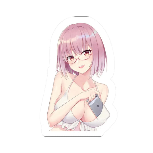 SSSSGridman Shinjou Akane 2 (Anime/Ecchi) STICKER Vinyl Kiss-Cut Decal 2 Inch White - The Sticker Space