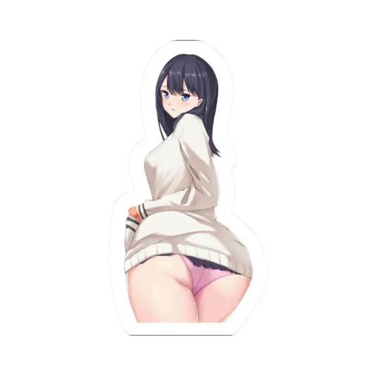 SSSSGridman Takarada Rikka 2 (Anime/Ecchi) STICKER Vinyl Kiss-Cut Decal 2 Inch White - The Sticker Space