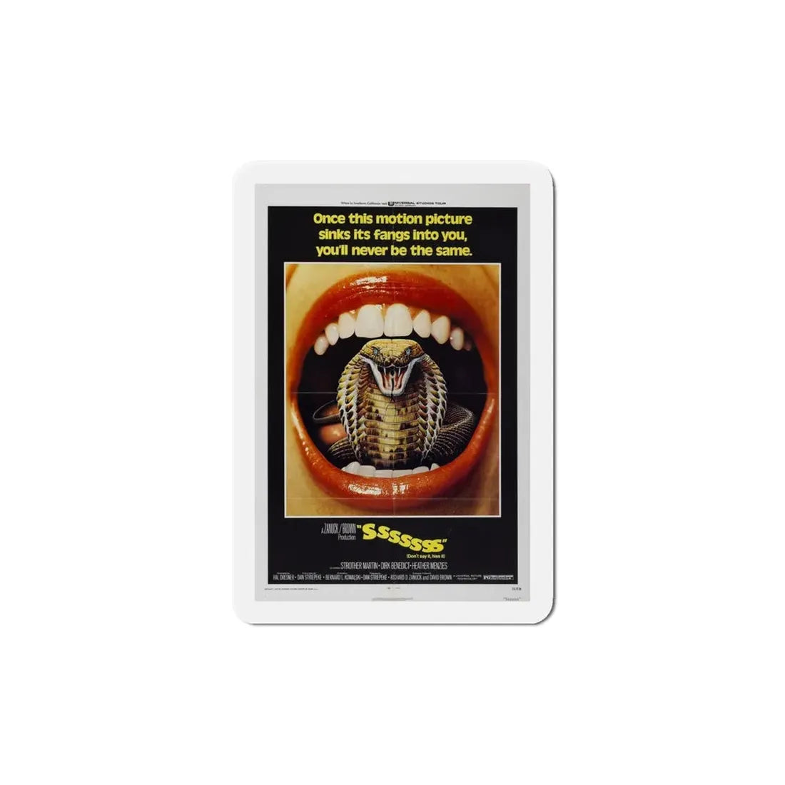 SSSSSSS 1973 Movie Poster Refrigerator Magnet 6 Inch - The Sticker Space