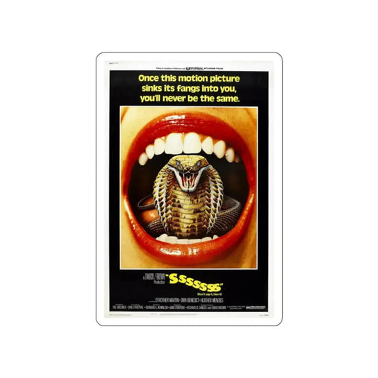 SSSSSSS 1973 Movie Poster STICKER Vinyl Die-Cut Decal 2 Inch - The Sticker Space