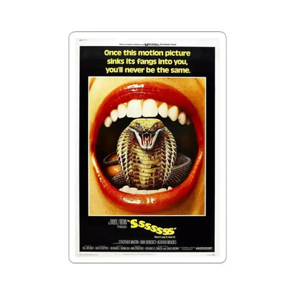 SSSSSSS 1973 Movie Poster - STICKER Vinyl Kiss-Cut Decal 3 Inch White - The Sticker Space