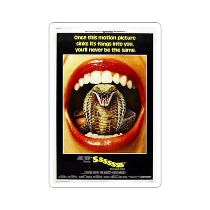 SSSSSSS 1973 Movie Poster - STICKER Vinyl Kiss-Cut Decal 3 Inch White - The Sticker Space