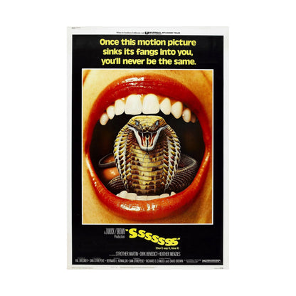 SSSSSSS 1973 - Paper Movie Poster-The Sticker Space