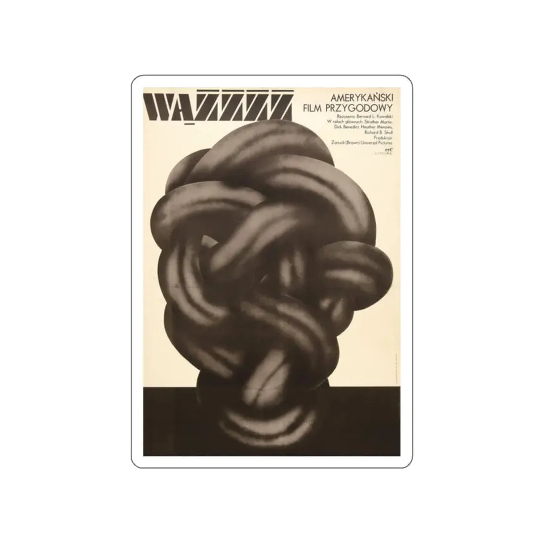 SSSSSSS (polish) 1973 Movie Poster STICKER Vinyl Die-Cut Decal 2 Inch - The Sticker Space