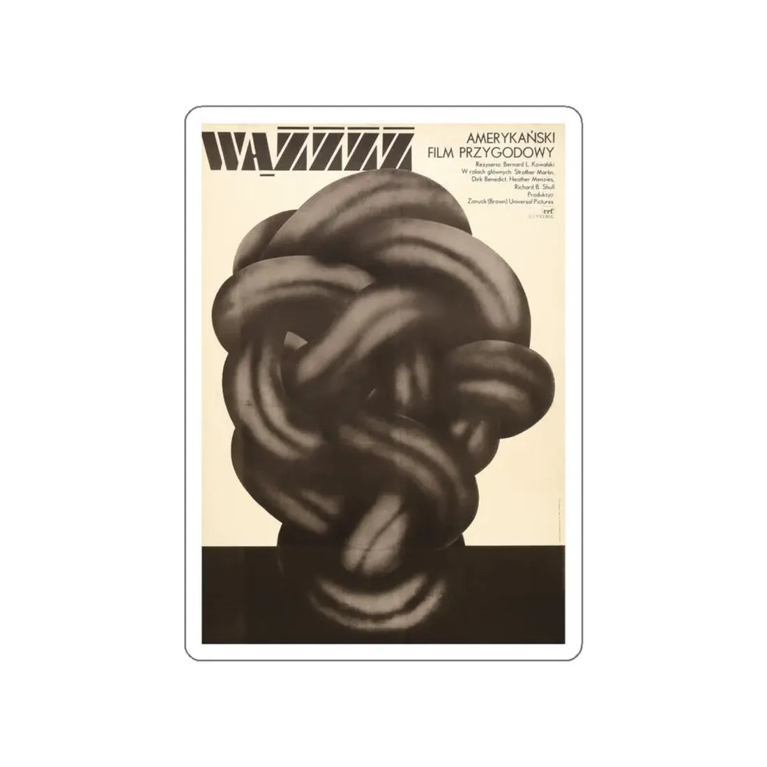 SSSSSSS (polish) 1973 Movie Poster STICKER Vinyl Die-Cut Decal 5 Inch - The Sticker Space