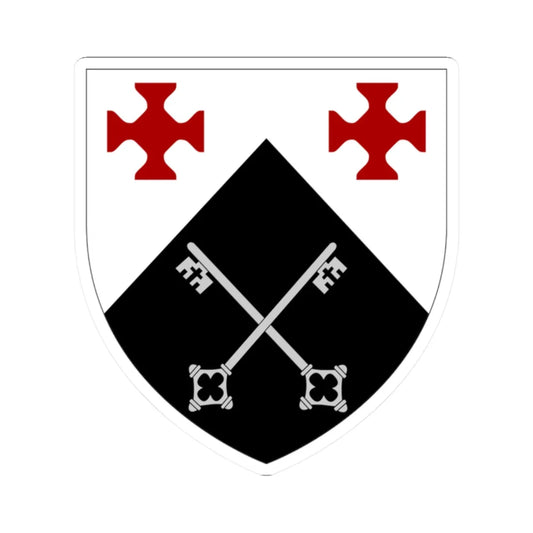 St Aidans College Durham arms (England) (Coat of Arms) STICKER Vinyl Kiss-Cut Decal 2 Inch White - The Sticker Space