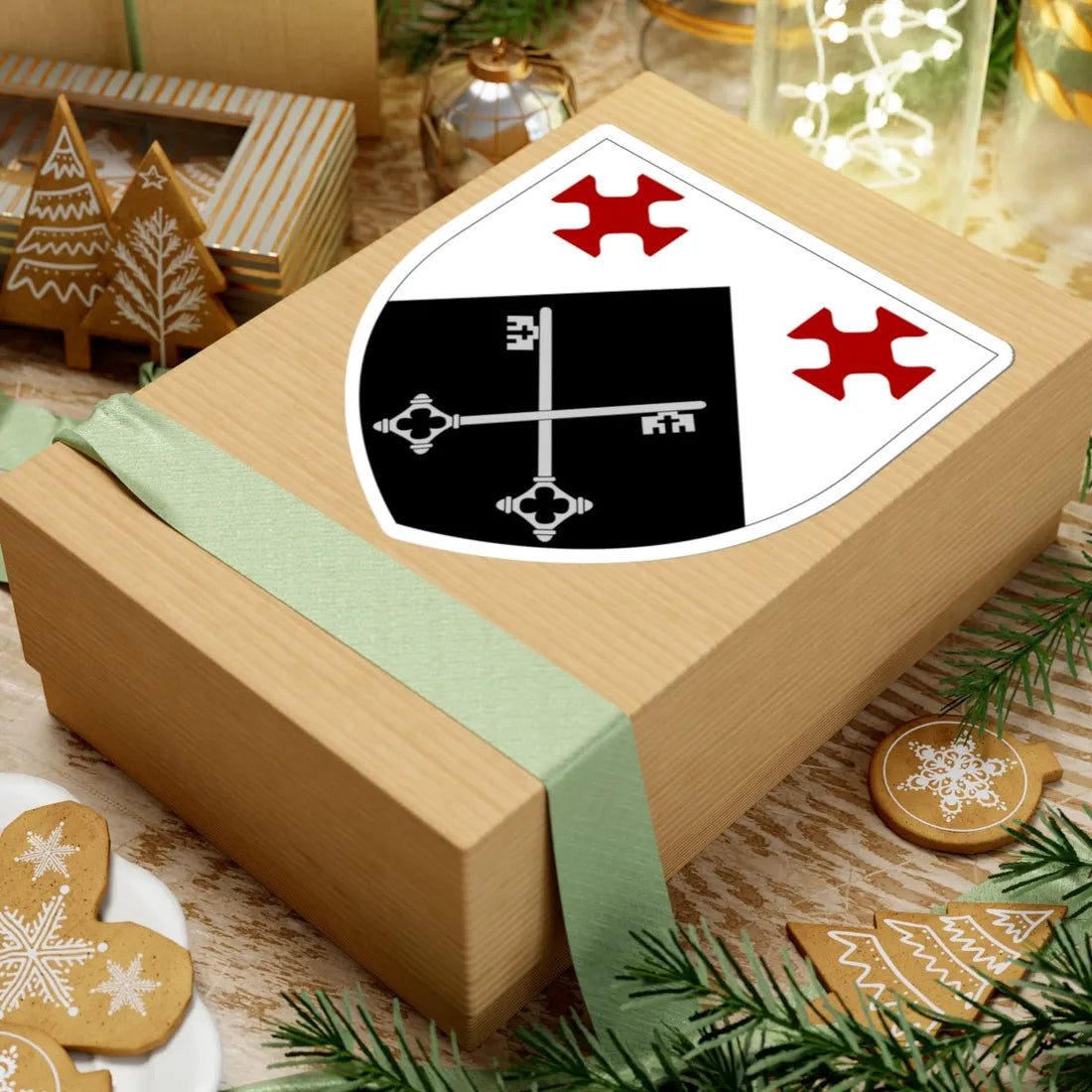 St Aidans College Durham arms (England) (Coat of Arms) STICKER Vinyl Kiss-Cut Decal - The Sticker Space