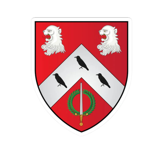 St-Annes College Oxford Coat Of Arms (England) (Coat of Arms) STICKER Vinyl Kiss-Cut Decal 2 Inch White - The Sticker Space