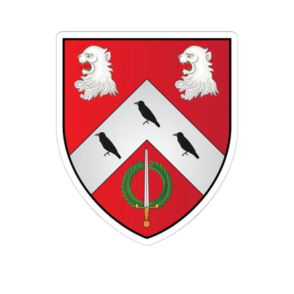 St-Annes College Oxford Coat Of Arms (England) (Coat of Arms) STICKER Vinyl Kiss-Cut Decal 6 Inch White - The Sticker Space