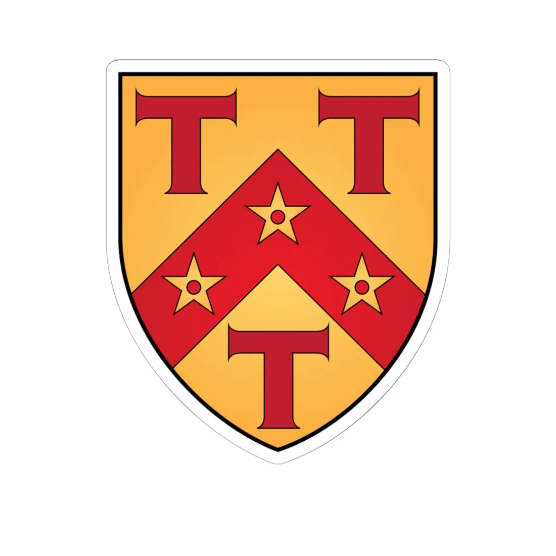 St-Antonys College Oxford Coat Of Arms (England) (Coat of Arms) STICKER Vinyl Kiss-Cut Decal 6 Inch White - The Sticker Space