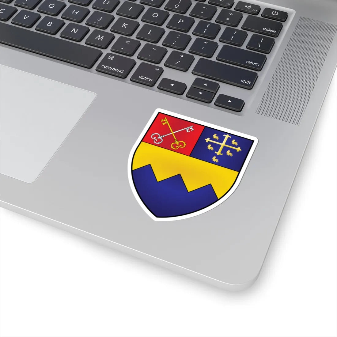 St Benets Hall Oxford Coat Of Arms (England) (Coat of Arms) STICKER Vinyl Kiss-Cut Decal - The Sticker Space