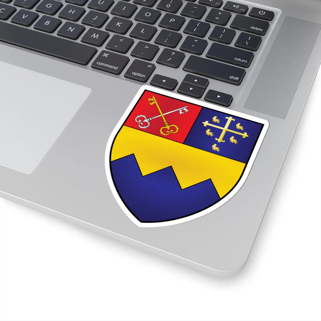 St Benets Hall Oxford Coat Of Arms (England) (Coat of Arms) STICKER Vinyl Kiss-Cut Decal - The Sticker Space