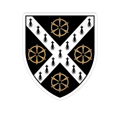 St-Catherines College Oxford Coat Of Arms (England) (Coat of Arms) STICKER Vinyl Kiss-Cut Decal 6 Inch White - The Sticker Space