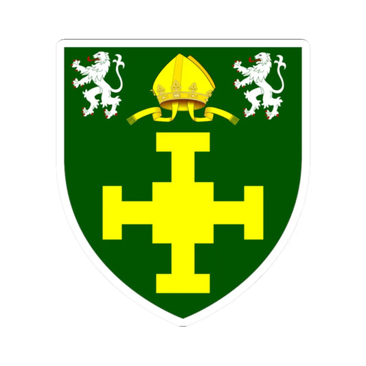 St Chads College Durham arms (England) (Coat of Arms) STICKER Vinyl Kiss-Cut Decal 2 Inch White - The Sticker Space