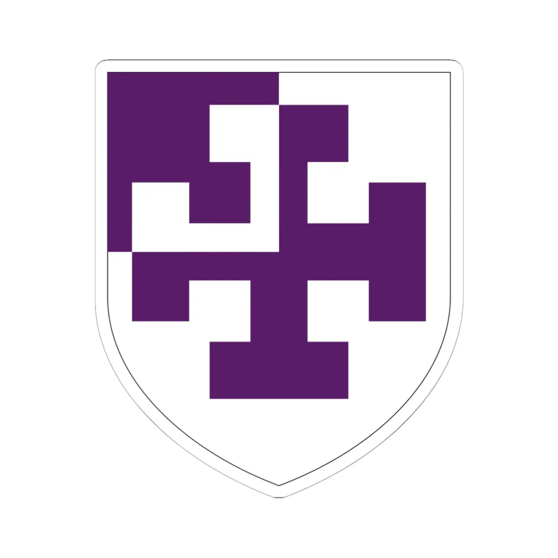 St Cross College Oxford arms (England) (Coat of Arms) STICKER Vinyl Kiss-Cut Decal 6 Inch White - The Sticker Space