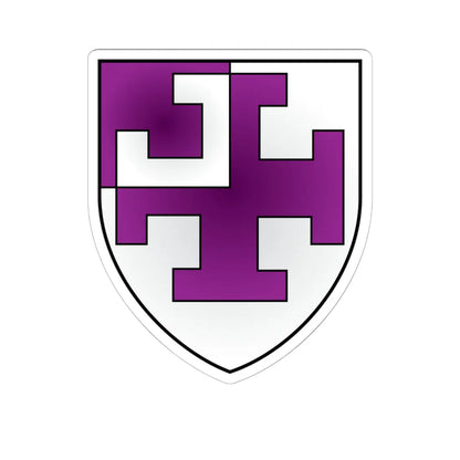 St-Cross College Oxford Coat Of Arms (England) (Coat of Arms) STICKER Vinyl Kiss-Cut Decal 6 Inch White - The Sticker Space