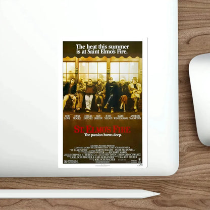 St Elmo's Fire 1985 Movie Poster STICKER Vinyl Die-Cut Decal - The Sticker Space