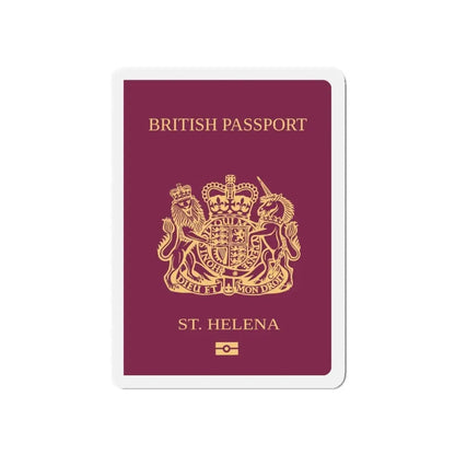 St. Helena Passport - Refrigerator Magnet 5 Inch - The Sticker Space