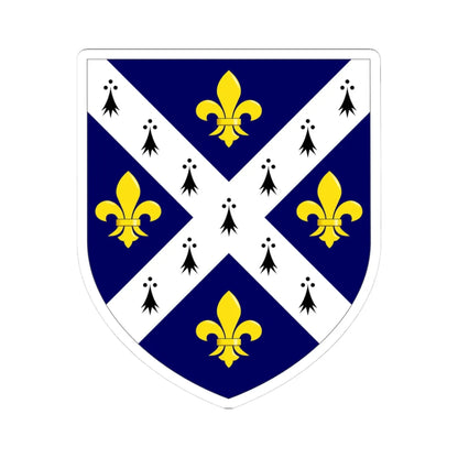 St Hughs College Oxford arms (England) (Coat of Arms) STICKER Vinyl Kiss-Cut Decal 3 Inch White - The Sticker Space