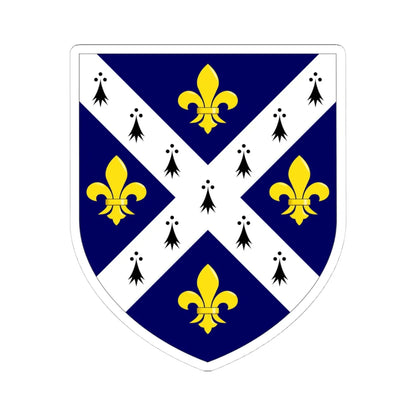 St Hughs College Oxford arms (England) (Coat of Arms) STICKER Vinyl Kiss-Cut Decal 4 Inch White - The Sticker Space