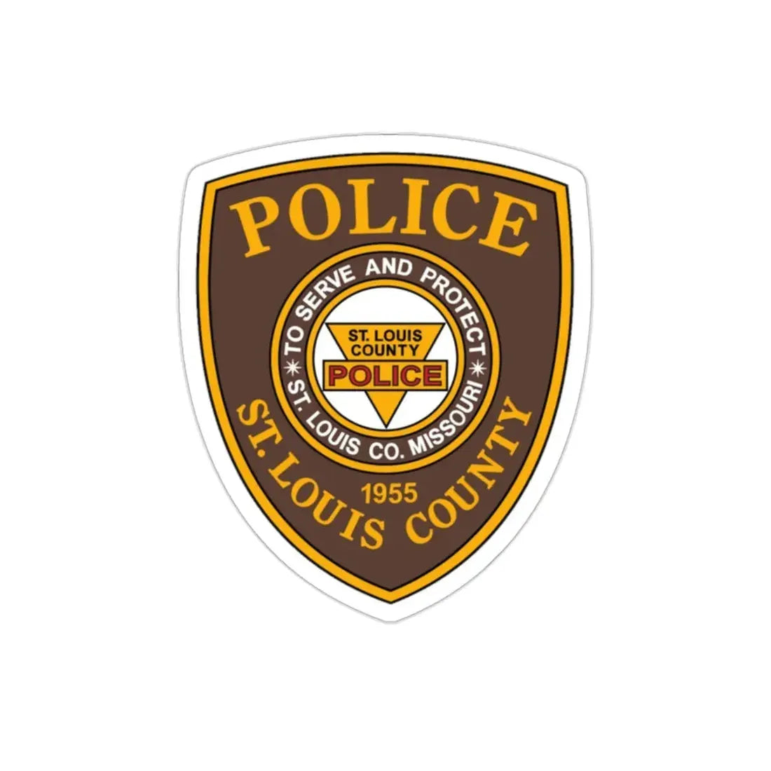 St Louis County Police STICKER Vinyl Die-Cut Decal 2 Inch - The Sticker Space