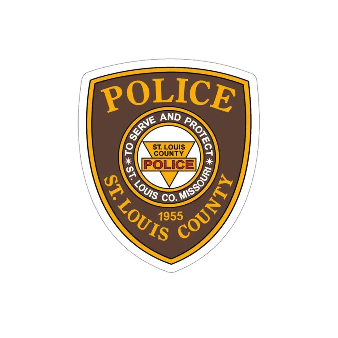 St Louis County Police STICKER Vinyl Die-Cut Decal 3 Inch - The Sticker Space