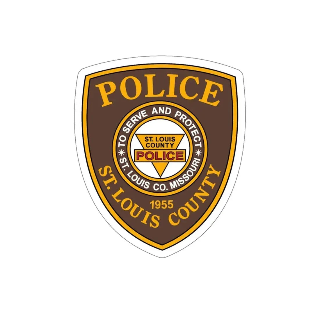 St Louis County Police STICKER Vinyl Die-Cut Decal 5 Inch - The Sticker Space
