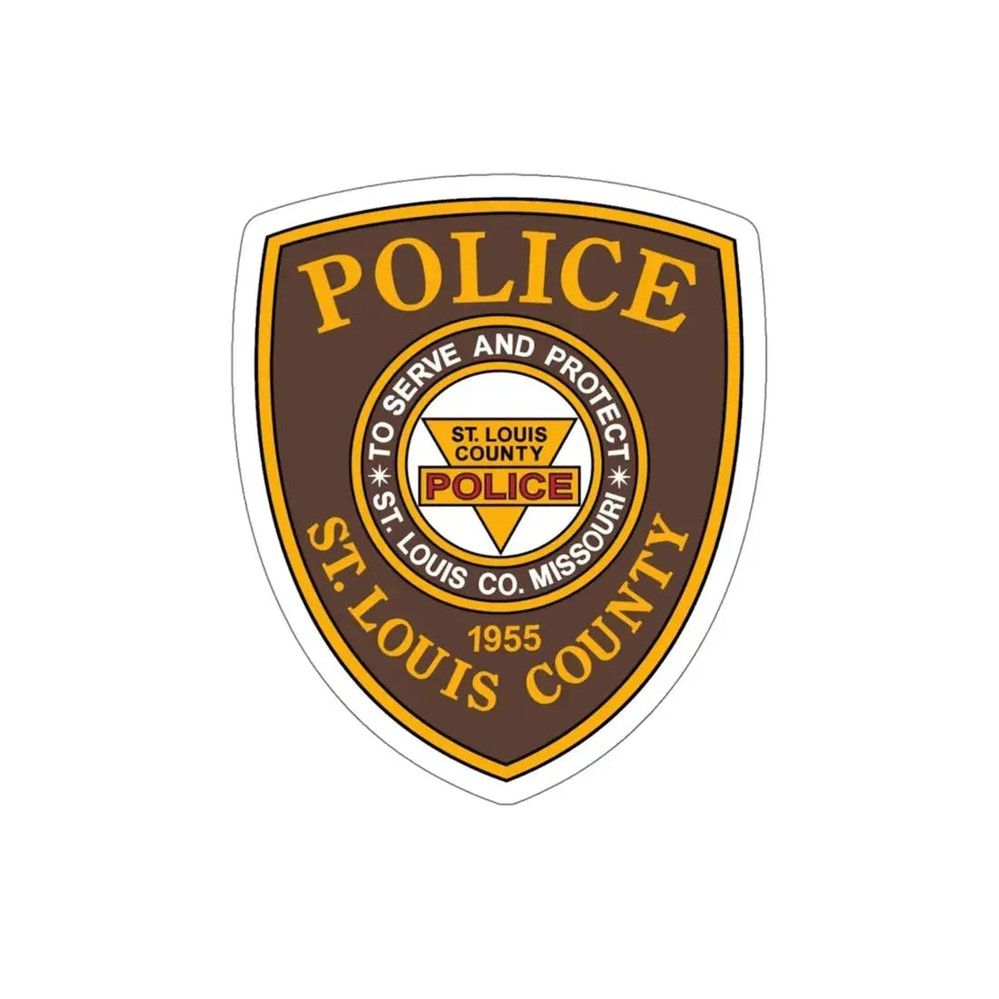 St Louis County Police STICKER Vinyl Die-Cut Decal 6 Inch - The Sticker Space