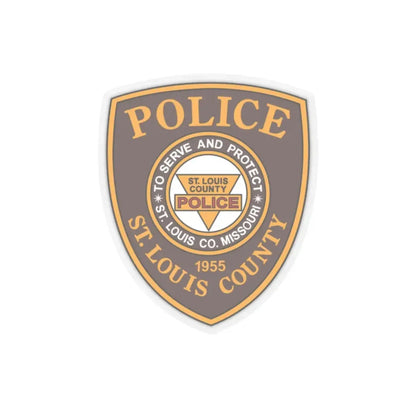 St Louis County Police - STICKER Vinyl Kiss-Cut Decal 2 Inch Transparent - The Sticker Space