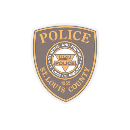 St Louis County Police - STICKER Vinyl Kiss-Cut Decal 3 Inch Transparent - The Sticker Space