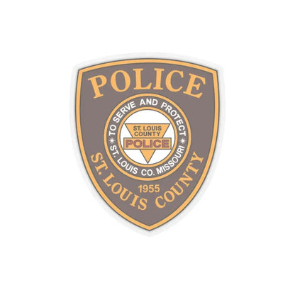 St Louis County Police - STICKER Vinyl Kiss-Cut Decal 6 Inch Transparent - The Sticker Space