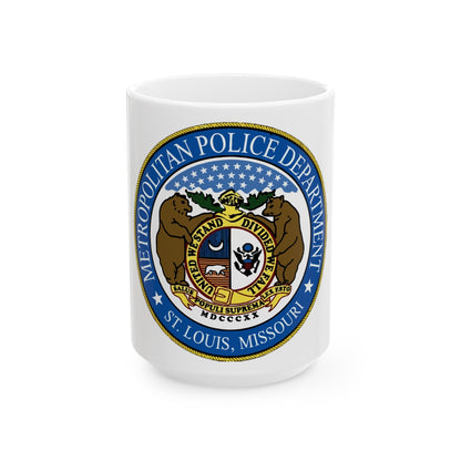 St Louis Metropolitan Police Department - White Coffee Mug-15oz-The Sticker Space