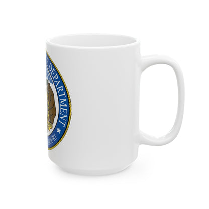 St Louis Metropolitan Police Department - White Coffee Mug-The Sticker Space