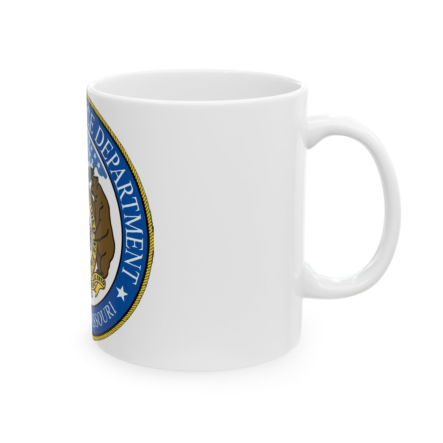 St Louis Metropolitan Police Department - White Coffee Mug-The Sticker Space