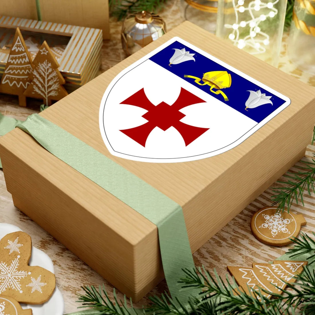 St Marys College Durham arms (England) (Coat of Arms) STICKER Vinyl Kiss-Cut Decal - The Sticker Space