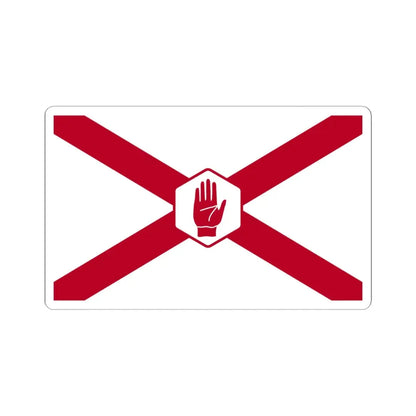 St. Patricks Northern Ireland Flag Hexagon (Ireland) STICKER Vinyl Kiss-Cut Decal 6 Inch White - The Sticker Space