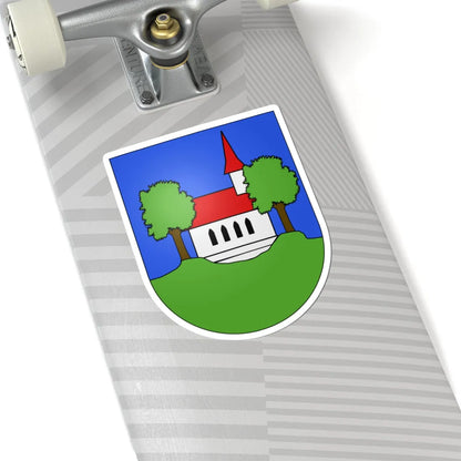 St. Silvester-coat of arms (Switzerland) (Coat of Arms) STICKER Vinyl Kiss-Cut Decal - The Sticker Space