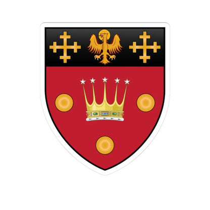 St Stephens House Oxford Coat Of Arms (England) (Coat of Arms) STICKER Vinyl Kiss-Cut Decal 3 Inch White - The Sticker Space